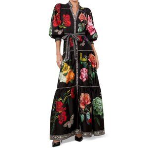 Alice and Olivia Cora Voluminous Tiered Dress